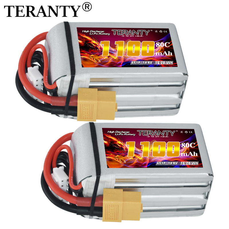 Drone Rc Race - TERANTY 4S 1100mAh 80C/160C Lipo Battery