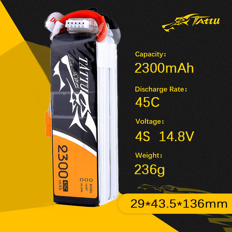 Upgrade TATTU 2300mAh 4S 14.8V - Drone Zll Rc 评论和价格