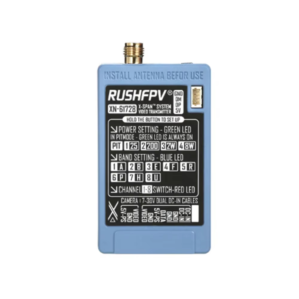 RUSHFPV 6.1‑7.2G 8W X61728 VTX - Drone Rc Accessories 评论和价格
