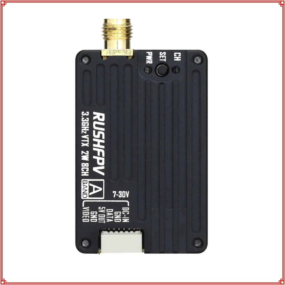 2026 New RUSHFPV 3.3G 2W VTX T - Rc Airplane Drone 评论和价格