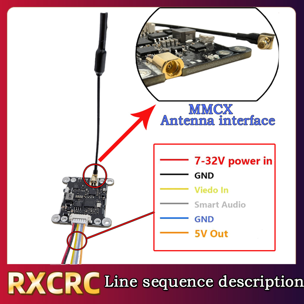 RXCRC 5.8G Module 48CH 1.6W VT - Rc Airplane Drone 评论和价格