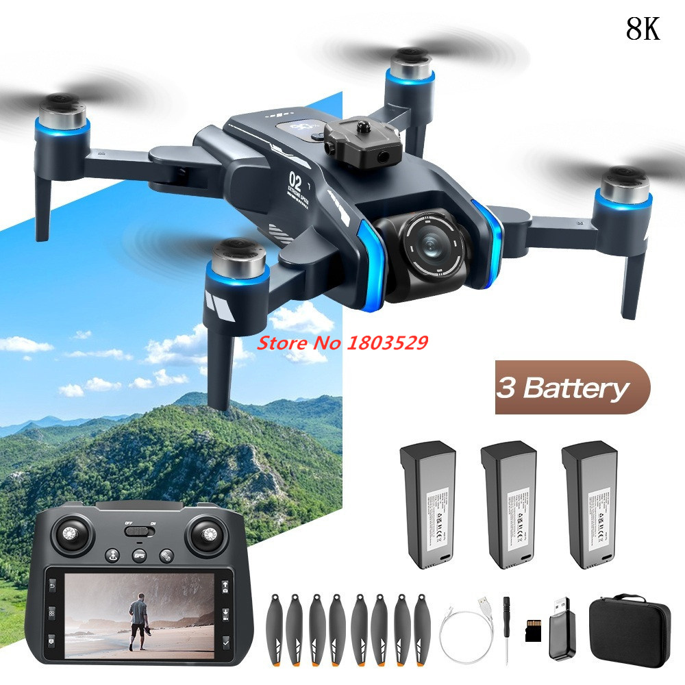 8K Brushless Obstacle Avoidanc - Drone Rc Fpv Manual 评论和价格