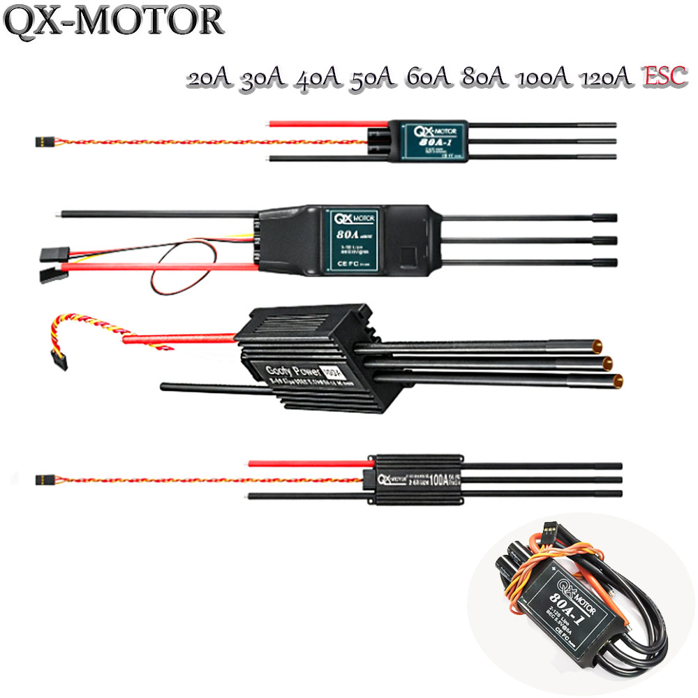20A-120A Brushless ESC Speed C - Drone Rc Jet 评论和价格