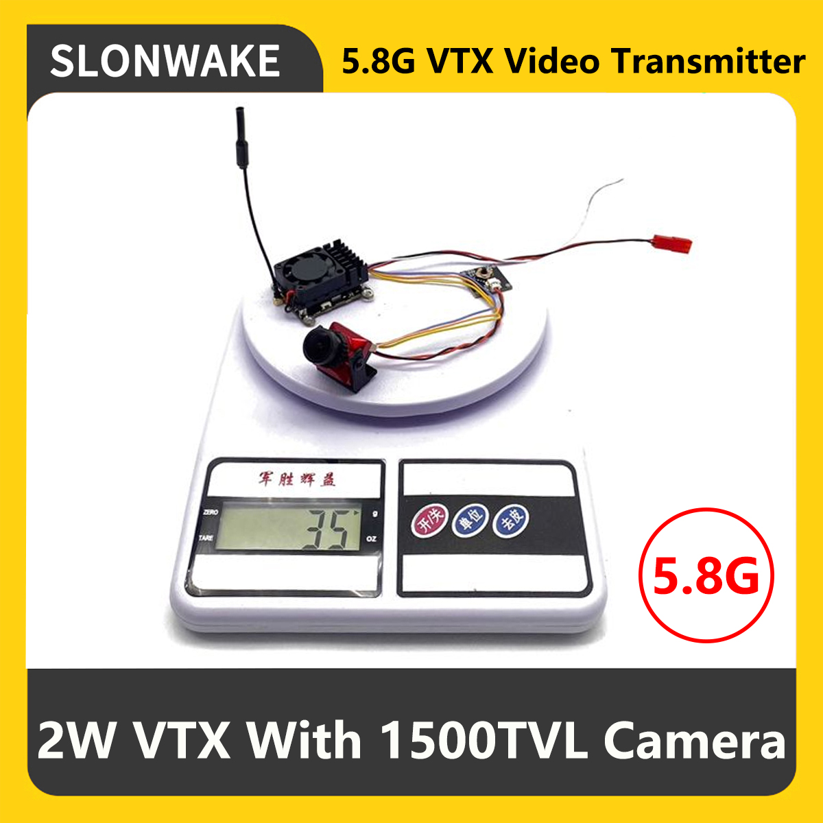 SLONWAKE 5.8G 2000mW FPV VTX T - Drone Rc Accessories 评论和价格