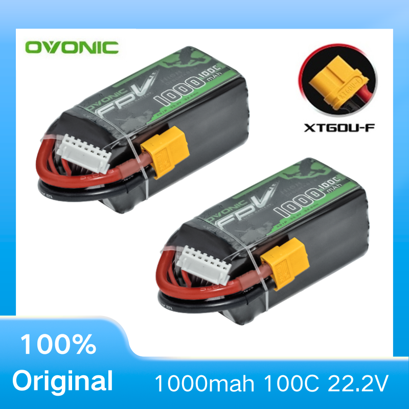 2Pcs OVONIC 1000mAh 100C 22.2V - Drone Zll Rc 评论和价格