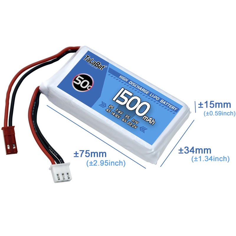 3Pcs TalaBat 50C 1500mAh 7.4V  - Drone Zll Rc 评论和价格