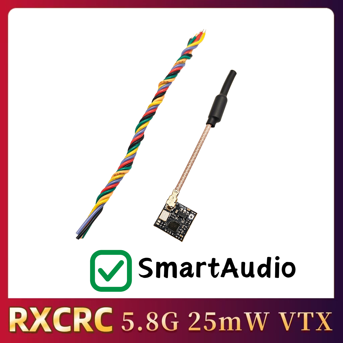 RXCRC 5.8GHz 48CH FPV 25mW Ana - Drone Rc Aircraft 评论和价格